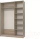 Миниатюра изображения товара Шкаф-купе Stolline Марвин-3 2-х дверный / СТЛ.299.05 (дуб сонома/белый глянец/дуб светлый)