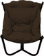 Миниатюра изображения товара Кресло садовое M-Group Чил / 12360405 (черный/коричневая подушка)