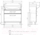 Миниатюра изображения товара Тумба под умывальник Volna Onda 80.2Y Балтика