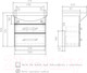Миниатюра изображения товара Тумба под умывальник Volna Onda 60.2Y Балтика (подвесная)