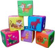 Миниатюра изображения товара Развивающий игровой набор Учитель-Канц Кубики. Мамы и малыши / 4630042758803 (6шт)