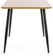 Миниатюра изображения товара Обеденный стол Tetchair Pluto (дуб вотан/черный)