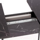 Миниатюра изображения товара Обеденный стол Tetchair Smart 105-140x68.6х75 (мрамор блэк роял/белый)