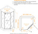 Миниатюра изображения товара Душевой уголок RGW PA-82 / 41088299-11