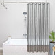 Миниатюра изображения товара Шторка-занавеска для ванны Вилина Кристалл Peva. Водопад / 7179-10017-7 (180x180, серый)