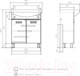 Миниатюра изображения товара Тумба с умывальником Volna Joli 70.2D Балтика 70 (напольная)