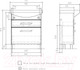 Миниатюра изображения товара Тумба с умывальником Volna Onda 70.2Y Балтика 70 (напольная)