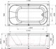 Миниатюра изображения товара Ванна акриловая Radomir Прованс 170х90 / 1-01-0-0-1-187