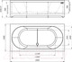 Миниатюра изображения товара Ванна акриловая Radomir Вальс 200x100 / 1-01-0-0-1-195