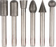 Миниатюра изображения товара Набор борфрез FIT Усиленная сталь с алмазным напылением / 36482