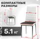 Миниатюра изображения товара Стул Mio Tesoro Джия DC-060 (белый/черный с белой вставкой)