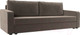 Миниатюра изображения товара Диван Лига Диванов Лига-009 / 118044 (велюр коричневый)