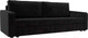 Миниатюра изображения товара Диван Лига Диванов Лига-009 / 118047 (велюр черный)