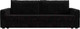 Миниатюра изображения товара Диван Лига Диванов Лига-009 / 118047 (велюр черный)