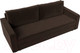 Миниатюра изображения товара Диван Лига Диванов Лига-009 / 118053 (микровельвет коричневый)