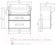 Миниатюра изображения товара Тумба с умывальником Volna Onda 70.2Y Балтика 70 (подвесная)