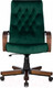 Миниатюра изображения товара Кресло офисное Бюрократ T-9928WALNUT Fabric (зеленый Italia Green/дерево)