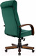 Миниатюра изображения товара Кресло офисное Бюрократ T-9928WALNUT Fabric (зеленый Italia Green/дерево)