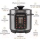 Миниатюра изображения товара Мультиварка-скороварка Endever Vita-99 (черный/сталь)