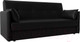 Миниатюра изображения товара Диван Лига Диванов Лига-018 / 117889 (экокожа черный)