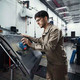 Миниатюра изображения товара Профессиональная эксцентриковая шлифмашина Bosch GEX 185-LI Professional (0.601.3A5.020)