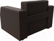 Миниатюра изображения товара Кресло-кровать Лига Диванов Атлантида / 28410 (экокожа коричневый)