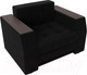 Миниатюра изображения товара Кресло-кровать Лига Диванов Атлантида / 28418 (микровельвет черный)