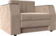 Миниатюра изображения товара Кресло-кровать Лига Диванов Атлантида / 113835 (велюр бежевый)