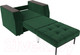 Миниатюра изображения товара Кресло-кровать Лига Диванов Атлантида / 113838 (велюр зеленый)