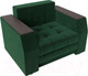 Миниатюра изображения товара Кресло-кровать Лига Диванов Атлантида / 113838 (велюр зеленый)