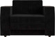 Миниатюра изображения товара Кресло-кровать Лига Диванов Атлантида / 113842 (велюр черный)