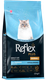 Миниатюра изображения товара Сухой корм для кошек Reflex Plus Hairball Выведение шерсти с лососем и курицей (1.5кг)