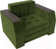 Миниатюра изображения товара Кресло-кровать Лига Диванов Атлантида / 113855 (микровельвет зеленый)