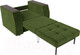 Миниатюра изображения товара Кресло-кровать Лига Диванов Атлантида / 113855 (микровельвет зеленый)