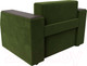 Миниатюра изображения товара Кресло-кровать Лига Диванов Атлантида / 113855 (микровельвет зеленый)