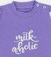 Миниатюра изображения товара Комплект одежды для малышей Rant Milk-Aholic с шортами / 2-81/1 (фиолетовый, р.62)