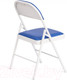 Миниатюра изображения товара Стул складной Tetchair Folder 46.5x47.5x79 (синий/белый)