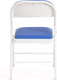 Миниатюра изображения товара Стул складной Tetchair Folder 46.5x47.5x79 (синий/белый)