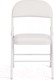 Миниатюра изображения товара Стул складной Tetchair Folder 46.5x47.5x79 (белый/белый)