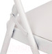 Миниатюра изображения товара Стул складной Tetchair Folder 46.5x47.5x79 (белый/белый)