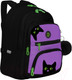 Миниатюра изображения товара Школьный рюкзак Grizzly RG-362-4 (черный/лавандовый)