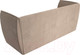 Миниатюра изображения товара Диван Лига Диванов Бергамо 3-х местный / 112082 (велюр бежевый)