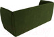 Миниатюра изображения товара Диван Лига Диванов Бергамо 3-х местный / 112106 (микровельвет зеленый)