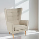 Миниатюра изображения товара Кресло мягкое Mio Tesoro Саари (Cream)