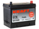 Миниатюра изображения товара Автомобильный аккумулятор KrafT EFB Asia 75 JR с бортом / EFB-D26 (75 А/ч)