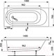 Миниатюра изображения товара Ванна акриловая VagnerPlast Kasandra 140x70 / VPBA147KAS2X-04