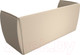 Миниатюра изображения товара Диван Лига Диванов Бергамо 3-х местный / 112127 (экокожа бежевый)