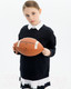 Миниатюра изображения товара Свитшот детский Amarobaby Study Hip / AB-OD23-SH28/09-140 (черный, р.140)