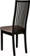 Миниатюра изображения товара Стул Folium Матрикс / MO269395С (масло/черный/Cacao)