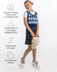 Миниатюра изображения товара Жилет детский Amarobaby Knit Romb / AB-OD23-KNIT10R/2019-152 (синий/голубой, р.152)